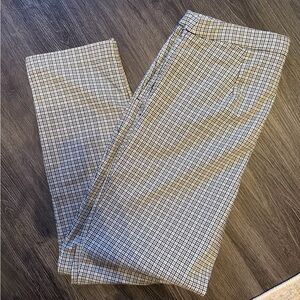 Stylish Checkered Women's Dress Pants